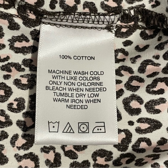 Foxcroft Pink, Brown & White Animal Print Shirt - 16 - Picture 7 of 10